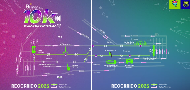Carrera 10k nocturna dará inicio a las 18:00 horas. /Foto: PMT.