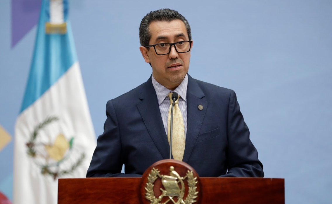 Ministro de Finanzas evaluó los efectos del incremento arancelario de Estados Unidos en Guatemala. /Foto: Daniel Ordóñez.