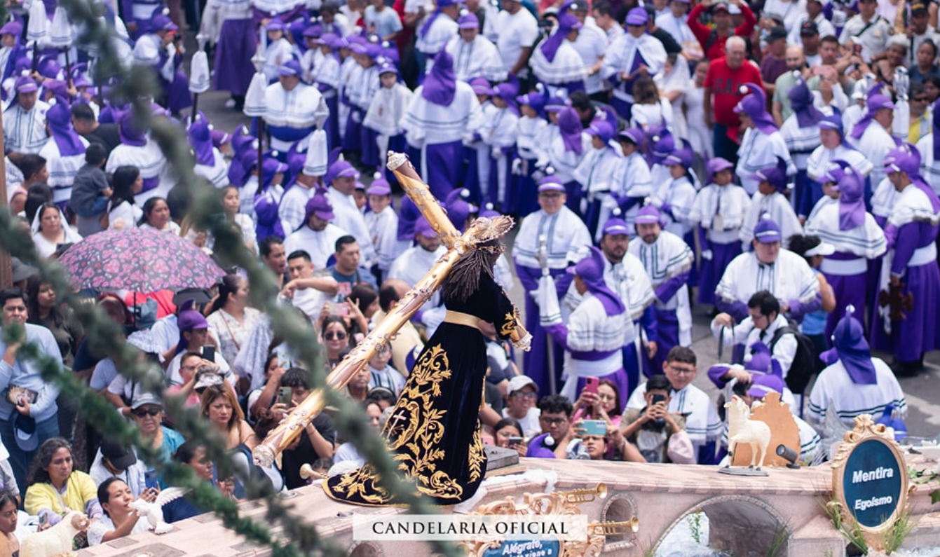 Cortejo procesional infantil, candelaria.
