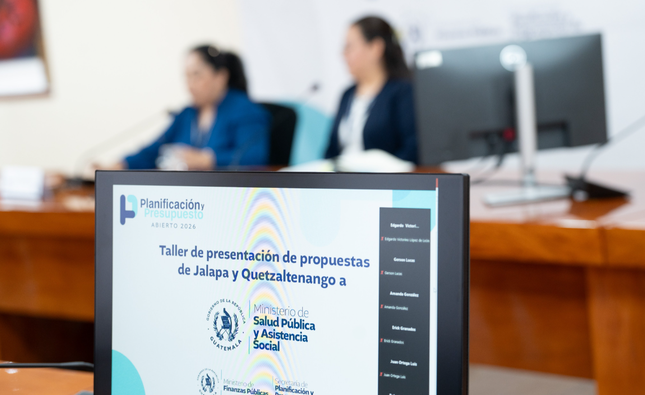 Presupuesto Abierto 2026 : Presentan propuestas técnicas de Jalapa y Quetzaltenango