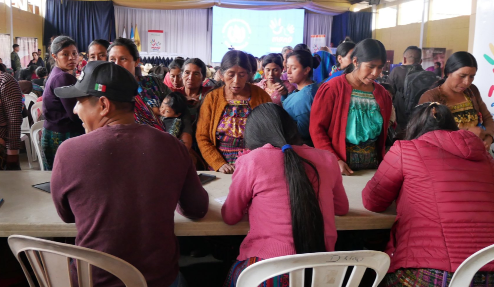 Entregan Bono Social a familias de Totonicapán, Quiche y Sololá. (Foto: Mides)