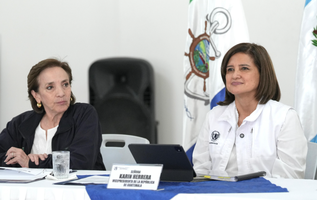 La vicepresidenta supervisó las acciones de seguridad alimentaria y nutricional en Izabal. (Foto: vicepresidencia)