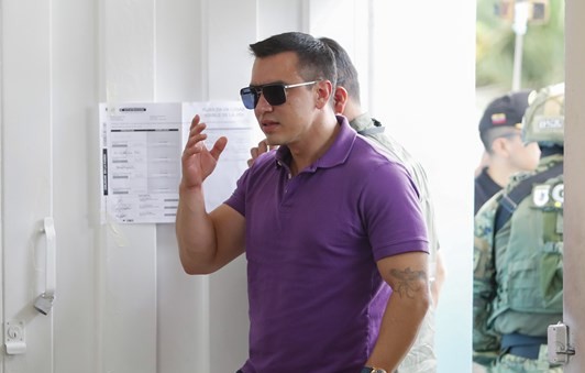 El el candidato y presidente Daniel Noboa obtubo la reelección a la Presidencia de su país.