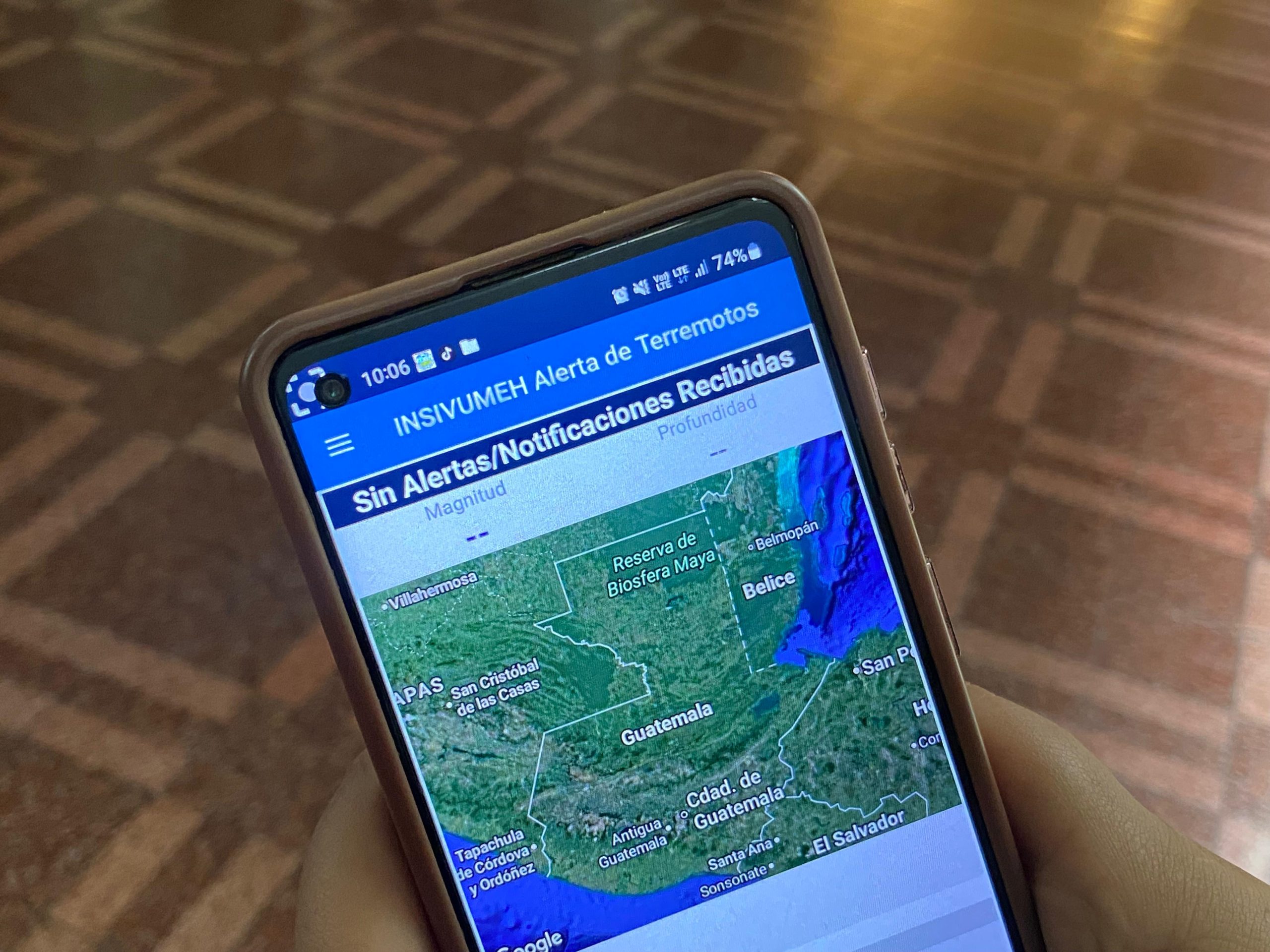 Insivumeh trabaja mejoras en la aplicación de Alerta Temprana de Terremotos