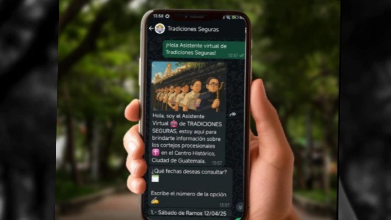 Escribe al WhatsApp de Tradiciones Seguras y conoce sobre los cortejos procesionales de la Semana Santa 2025