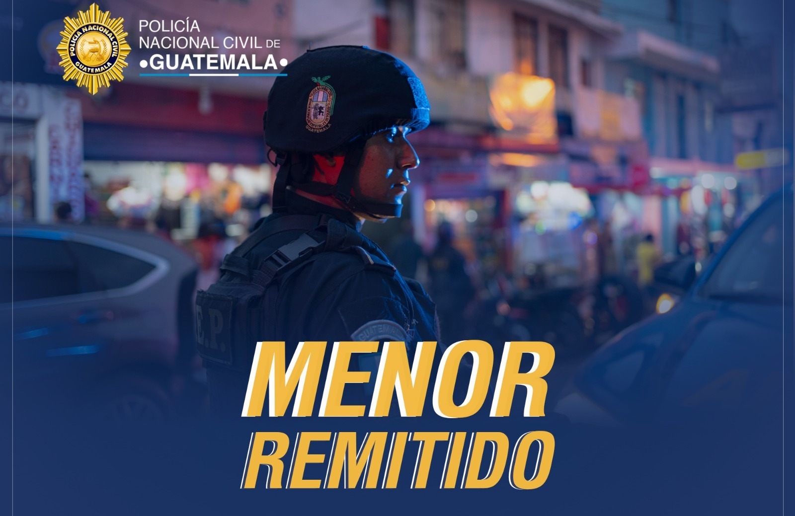 El menor es señalado como miembro activo de la estructura criminal Vatos Locos, una de las clicas del Barrio 18. / Foto: PNC