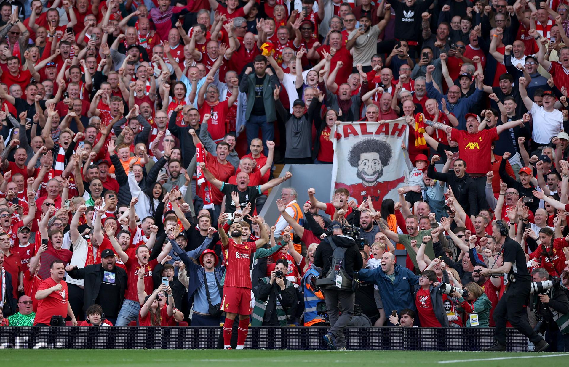 Liverpool es campeón de la Premier League y empata al United como máximo ganador de Inglaterra