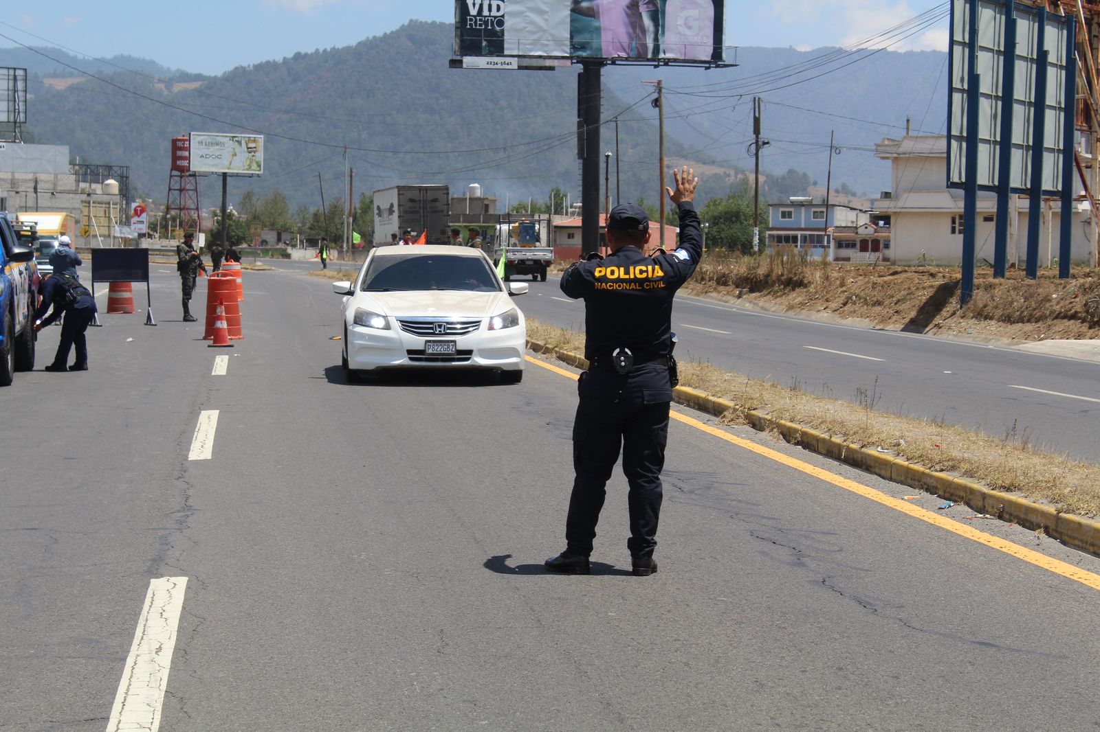 PNC da cumplimiento al plan de seguridad durante la Semana Mayor en Totonicapán