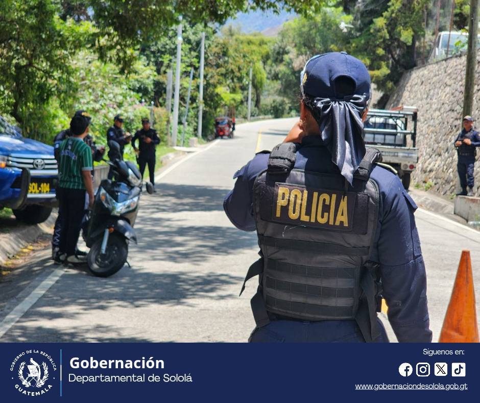 Siguen los patrullajes y operativos en la ruta San Juan–San Pablo La Laguna
