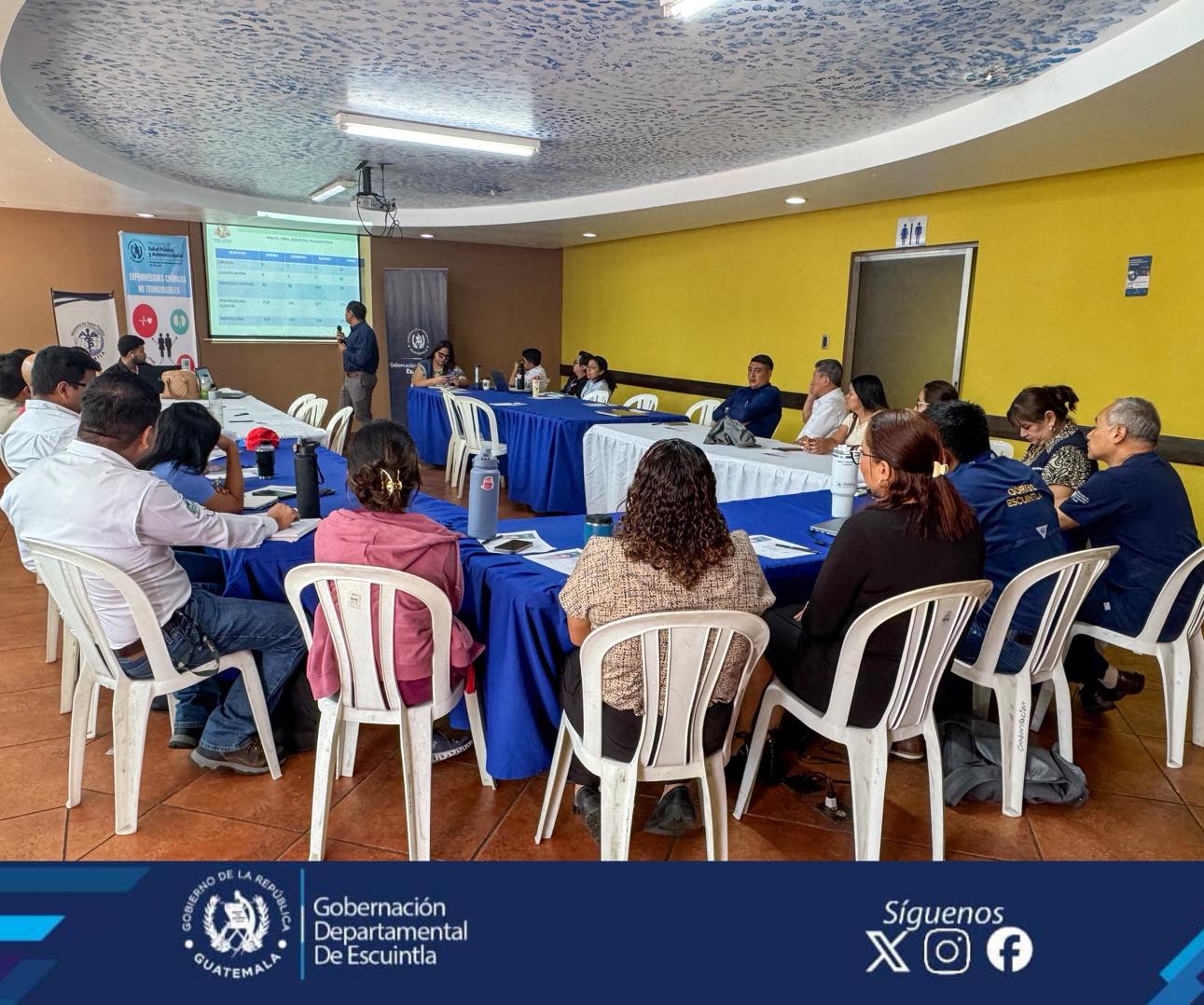 Entidades se reúnen para abordar enfermedades crónicas no transmitibles en Escuintla