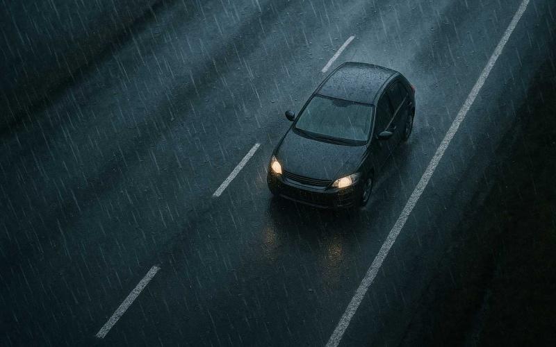 Caminos recomienda conducir con precaución durante la temporada de lluvias.