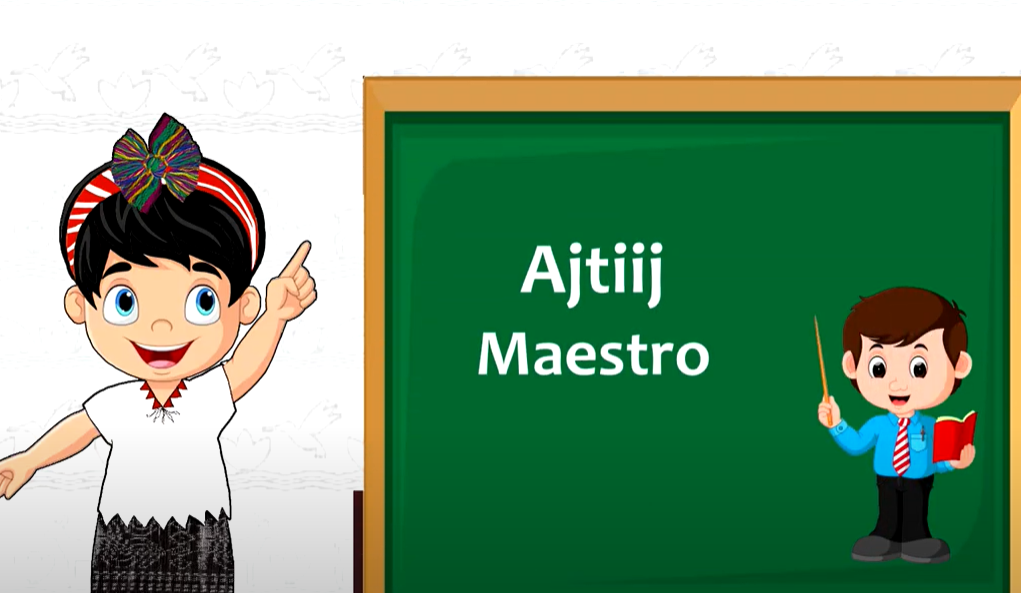 Profesiones y ocupaciones en idioma uspanteko./Foto: ALMG.