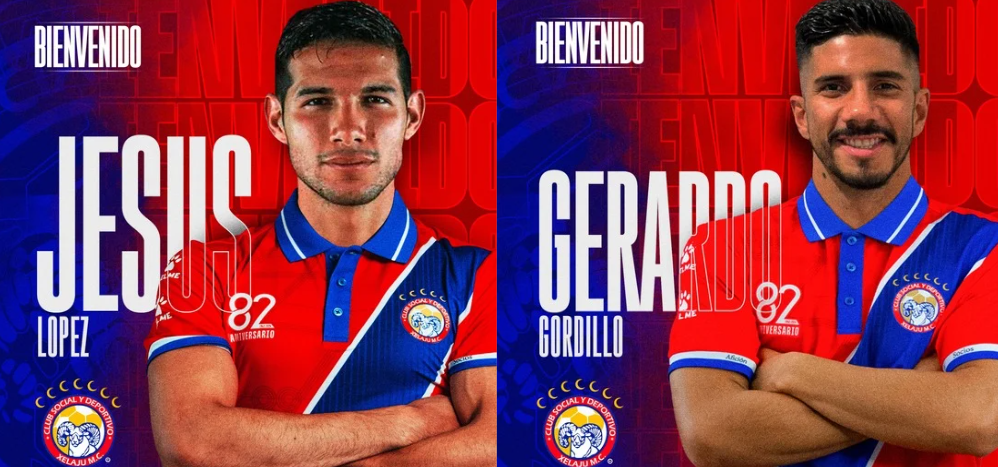 ¡Cremas 2.0! Xelajú hace oficial a Jesús López y Gerardo Gordillo como refuerzos estelares