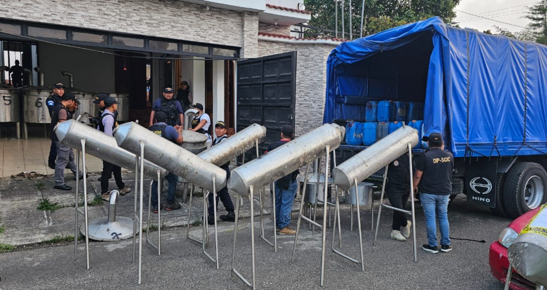 Según las autoridades, este allanamiento también se realizó pare esclarecer otros hechos criminales. / Foto: MAGA
