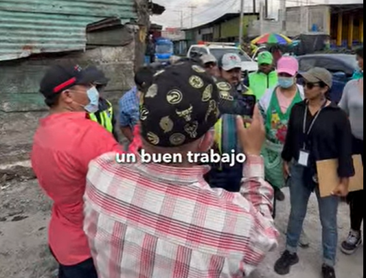 Marn realizó inspección a vertedero clandestino en la terminal de la zona 4 de la Ciudad. (Foto: captura de pantalla)