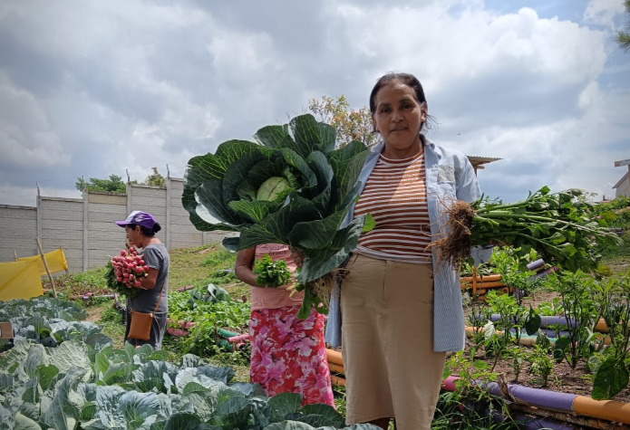 El huerto de San José Obrero no solo alimenta, también empodera. / Foto: MAGA