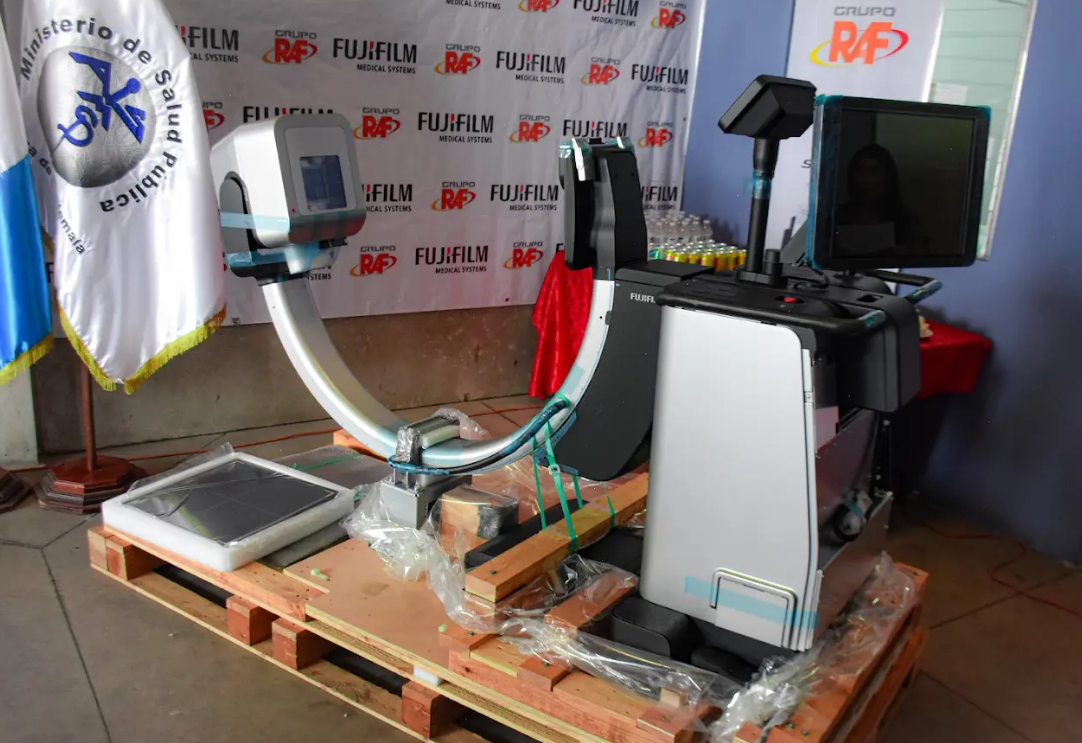 Hospital Nacional de Coatepeque recibe nuevo equipo de Rayos X. (Foto: MSPAS)