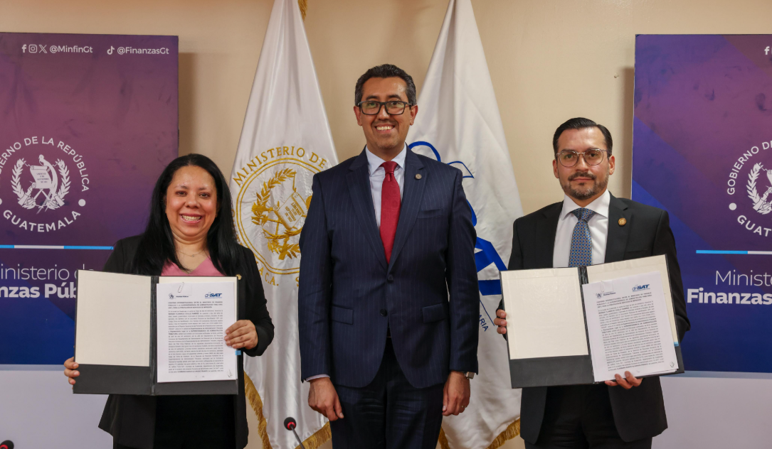 Minfin y SAT firman convenio interinstitucional para la prestación de servicios de impresión