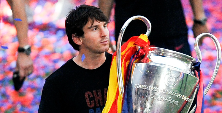 La Champions no olvida al niño que la hizo soñar: tributo conmovedor a Messi, el eterno 10