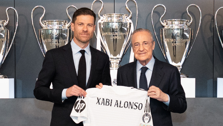 Xabi Alonso es presentando como nuevo entrenador del Real Madrid