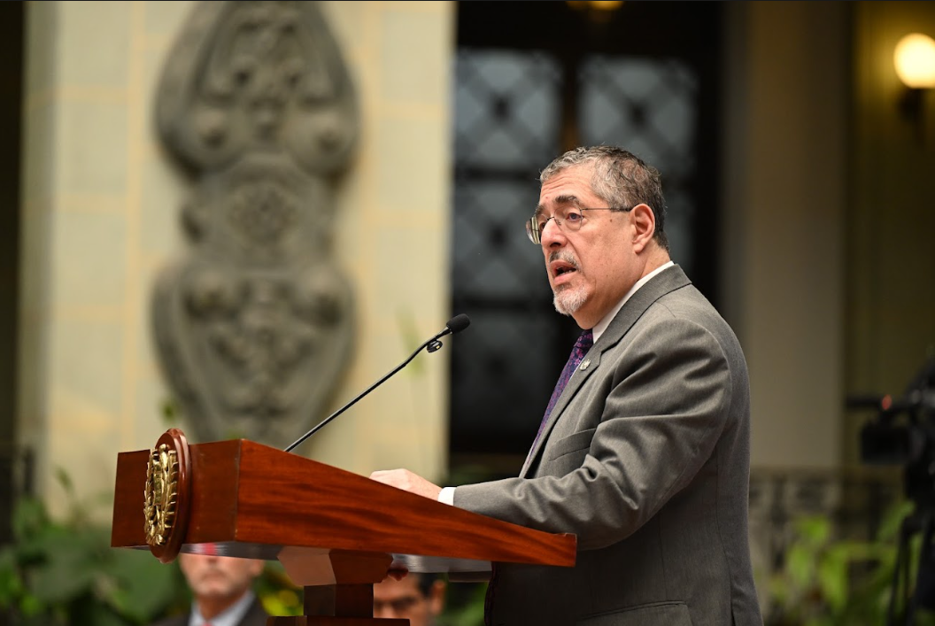 Presidente Bernardo Arévalo. / Foto: Byron de la Cruz.