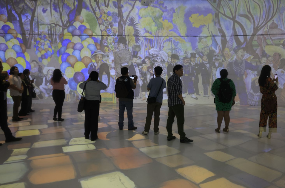 Embajada de México en Guatemala realiza exposición inmersiva de Frida Kahlo y Diego Rivera. (Foto: DCA)