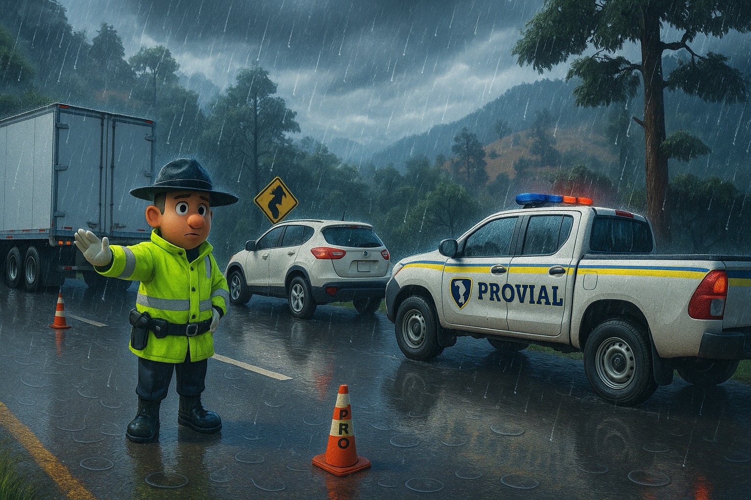 Consejos de Provial para evitar accidentes de tránsito en la lluvia