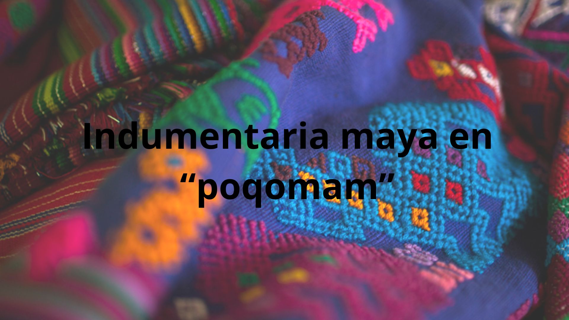Una expresión viva de la cultura y el idioma maya. / Arte: AGN