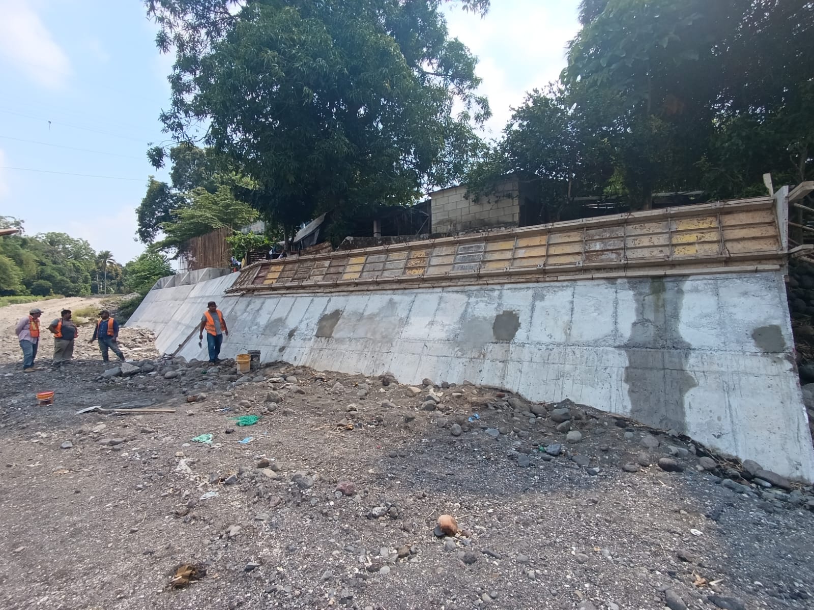 Finalizó la construcción de la subestructura del puente. / Foto: CIV.