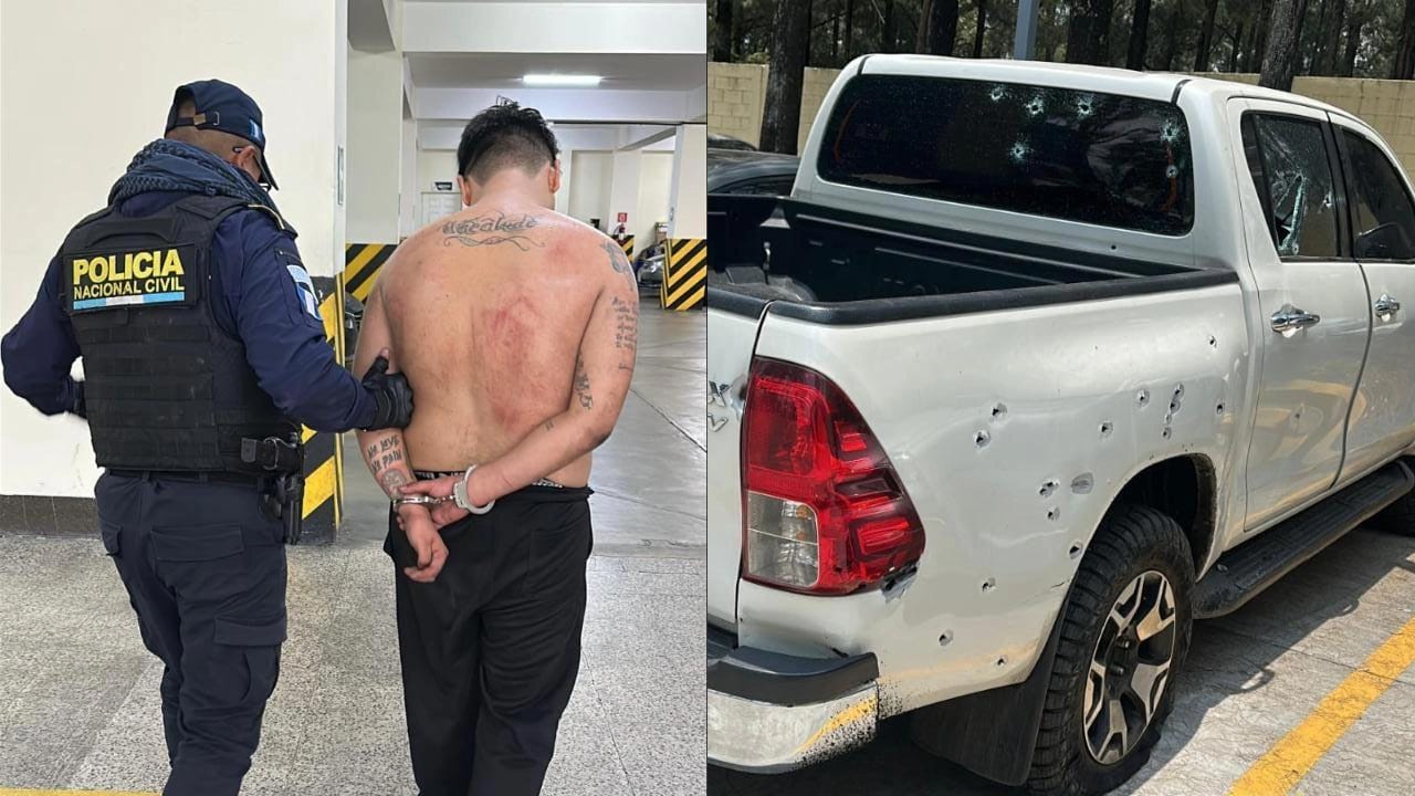 En el procedimiento, los agentes lograron incautar una pistola que habría sido utilizada durante el ataque, así como un vehículo tipo pickup. / Foto: PNC