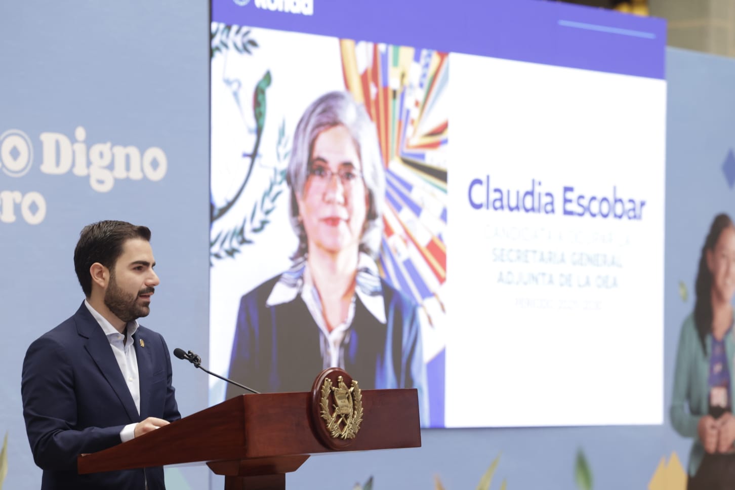 Gobierno sobre elección en la OEA: “Nos sentimos orgullosos de la candidatura de Claudia Escobar”