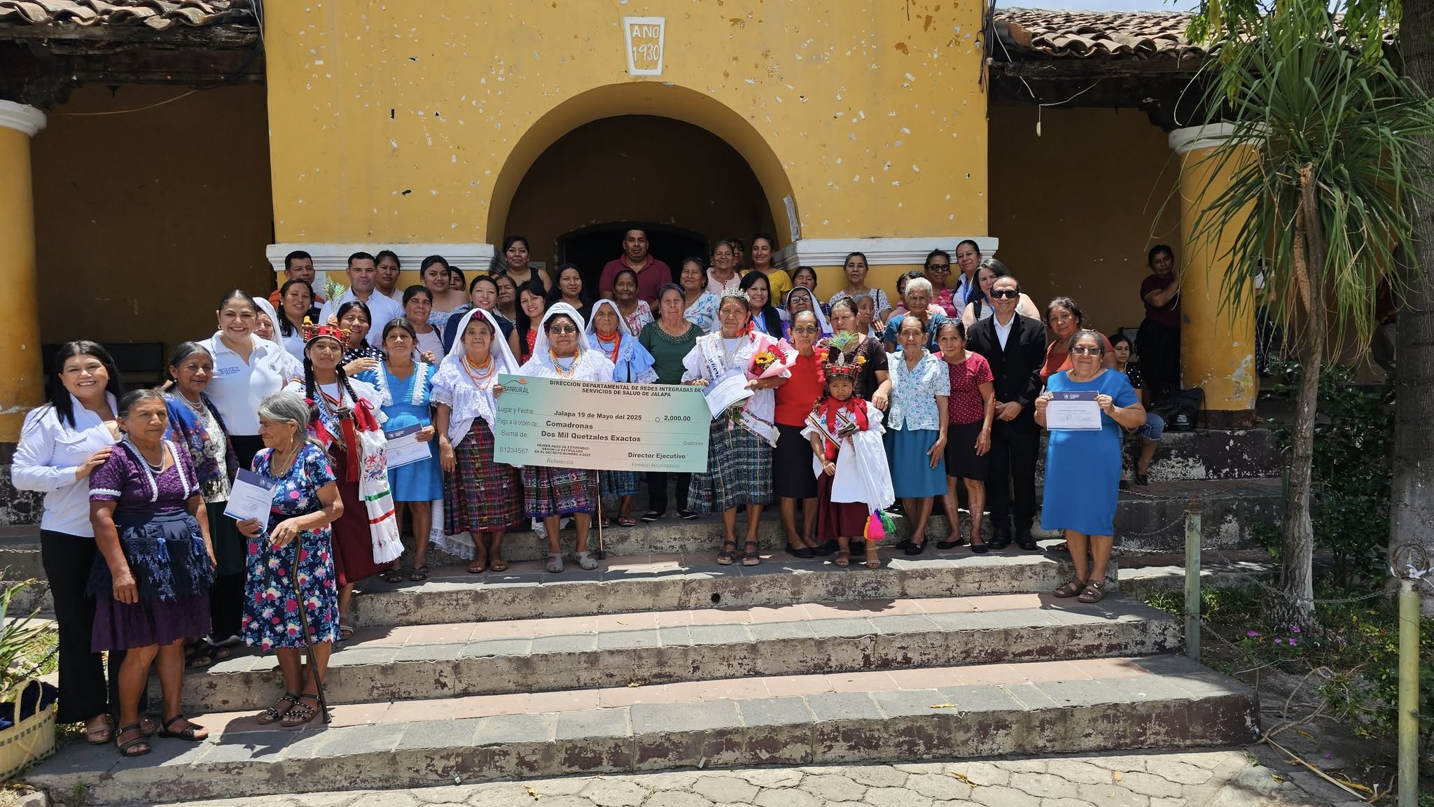 Reconocen labor de comadronas en San Luis Jilotepeque, Jalapa