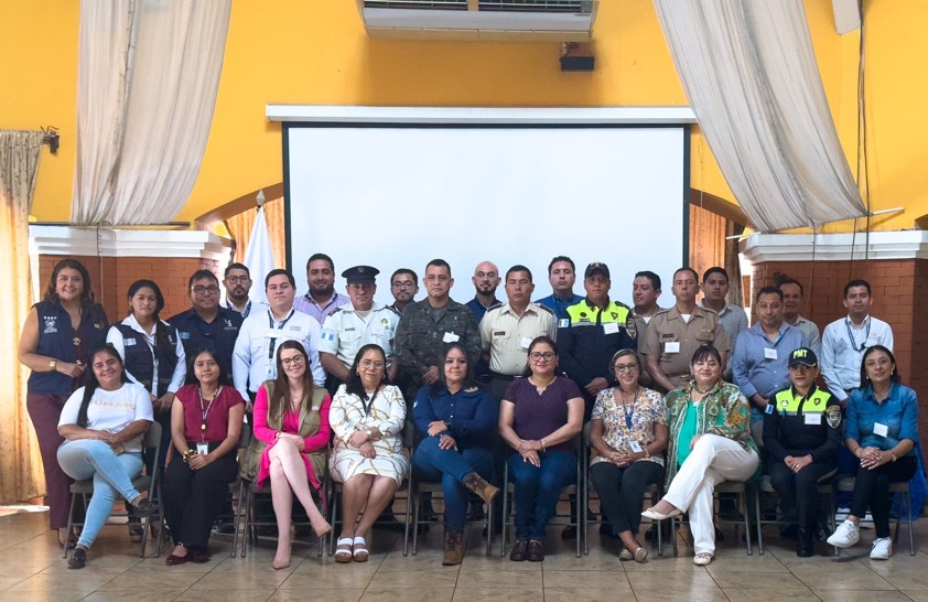 Autoridades participan en taller sobre seguridad territorial en Escuintla