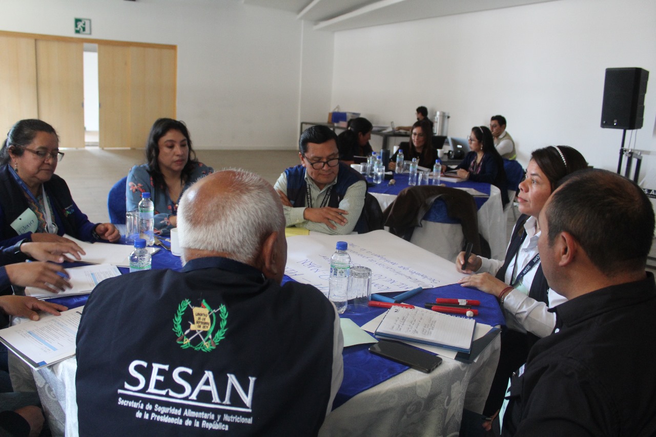 Realizan taller para la construcción de agendas territoriales en seguridad alimentaria y nutricional en Totonicapán