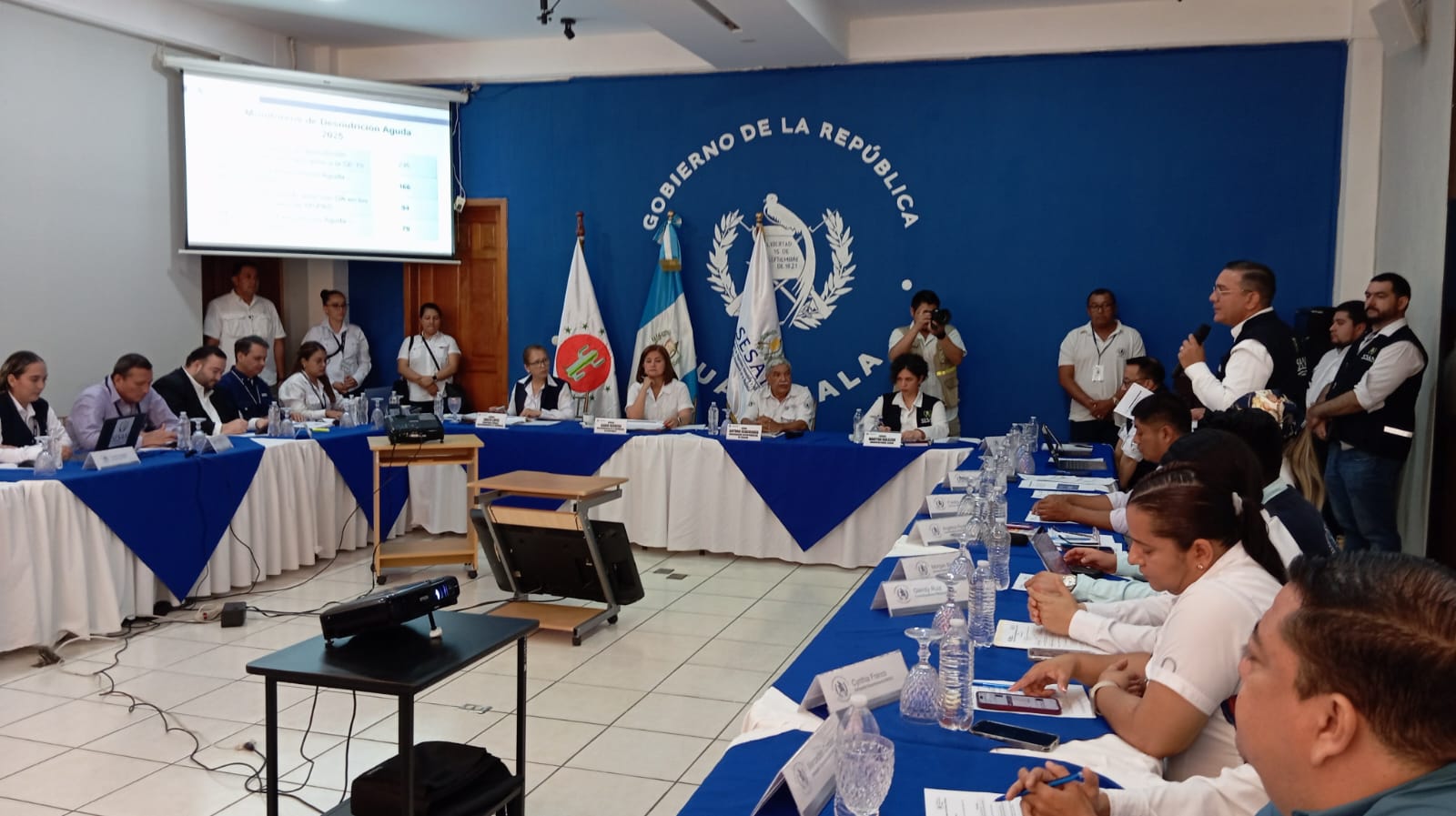 Dan seguimiento a los avances en materia de seguridad alimentaria en Zacapa.
