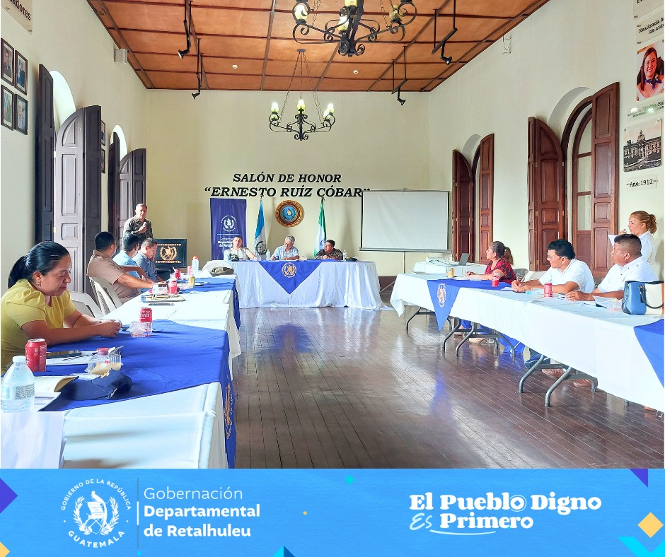 Retalhuleu refuerza acciones para la seguridad ciudadana y la prevención de la violencia y el delito