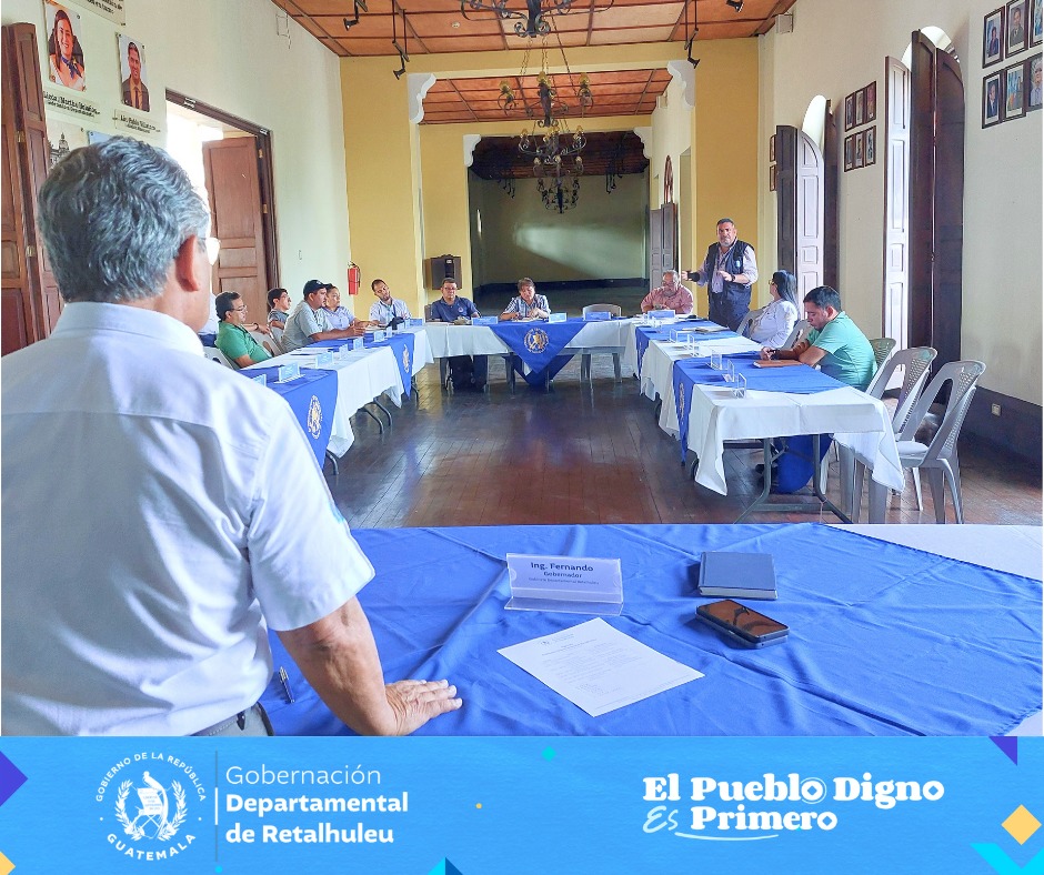 Gabinete Departamental de Retalhuleu da seguimiento a mecanismos de desconcentración del Organismo Ejecutivo