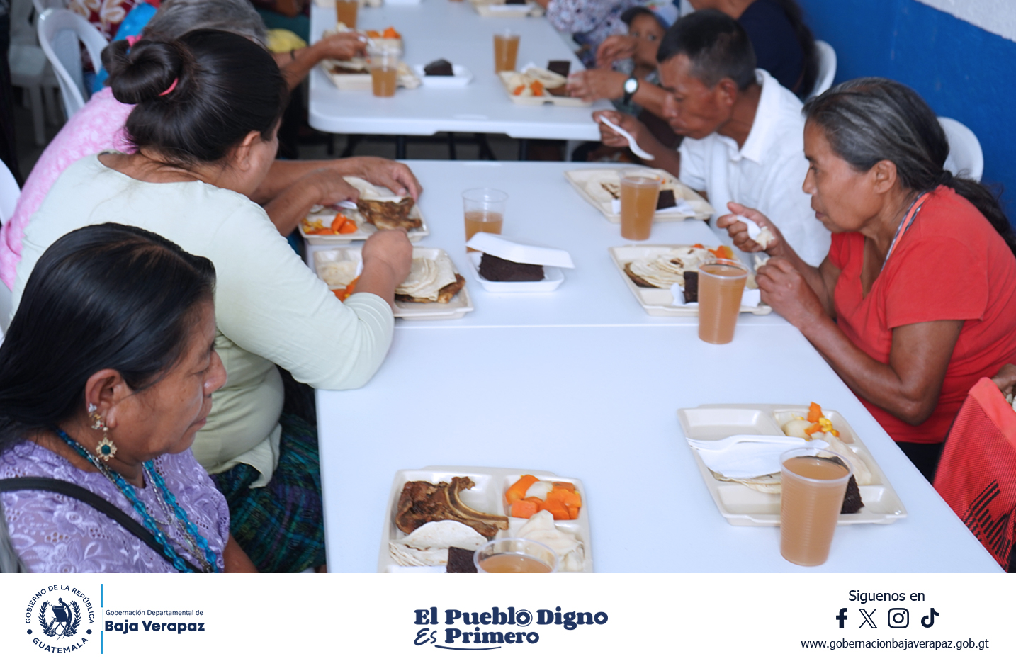 Alimentación digna para personas en situación de vulnerabilidad de San Jerónimo, Baja Verapaz