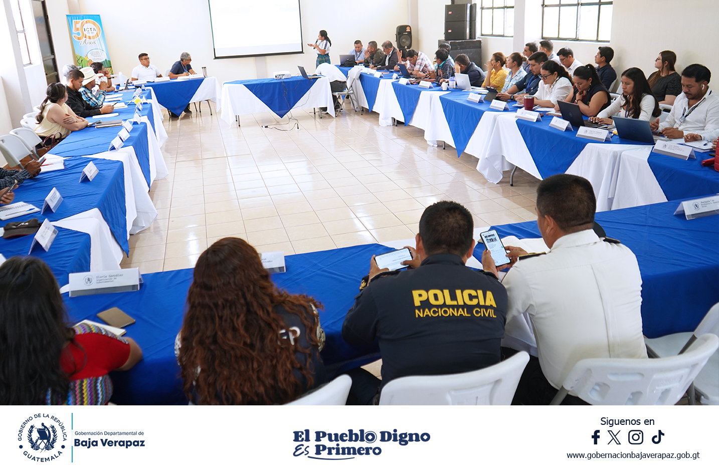 Codede de Baja Verapaz da seguimiento al avance de proyectos de desarrollo