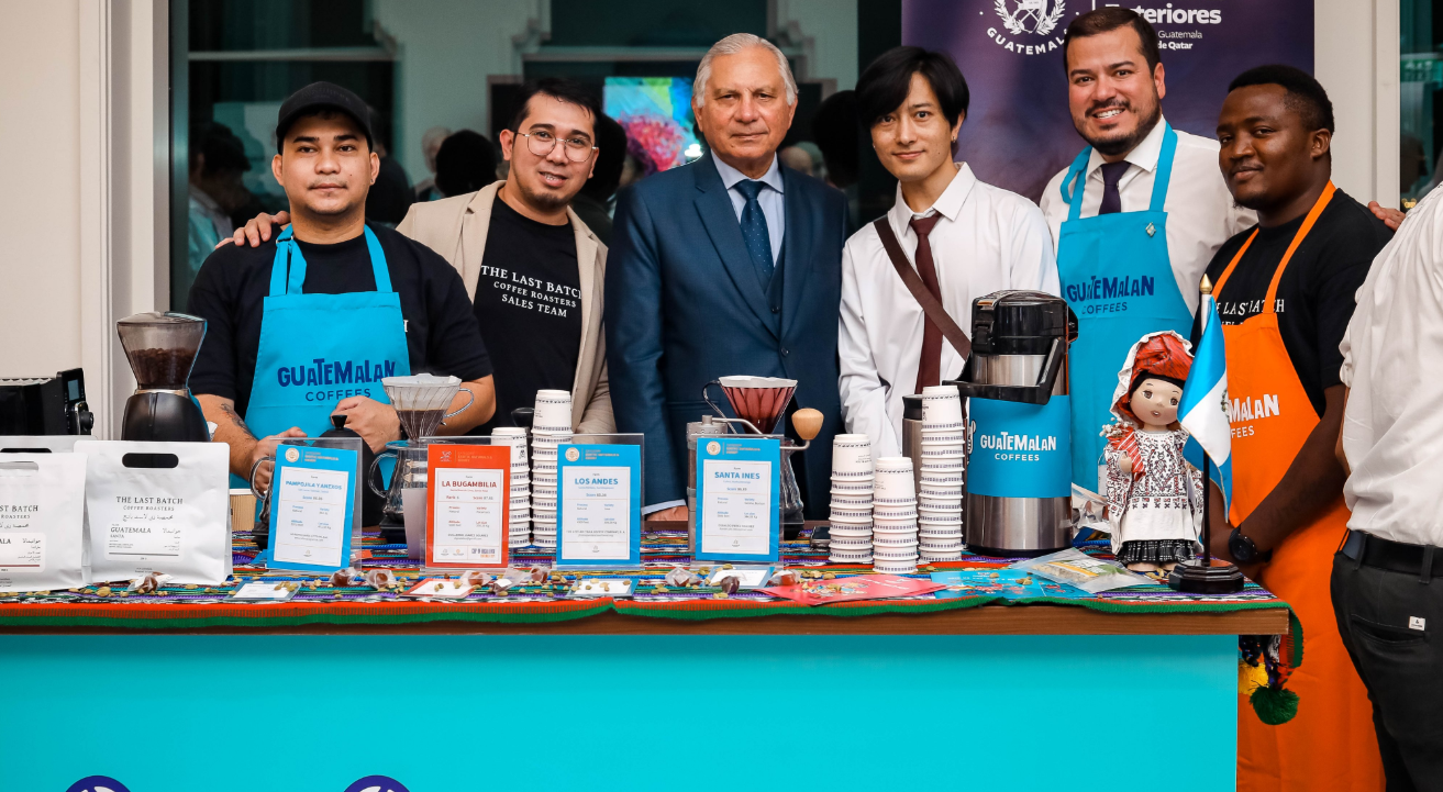 Café guatemalteco participó en evento de degustación en Doha, Qatar