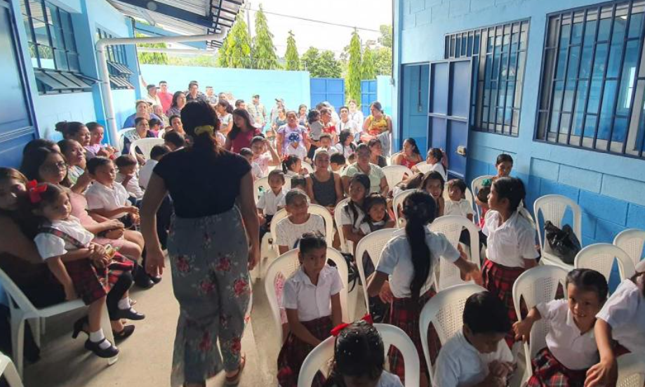 Niñez del caserío Primavera tiene escuela renovada y segura