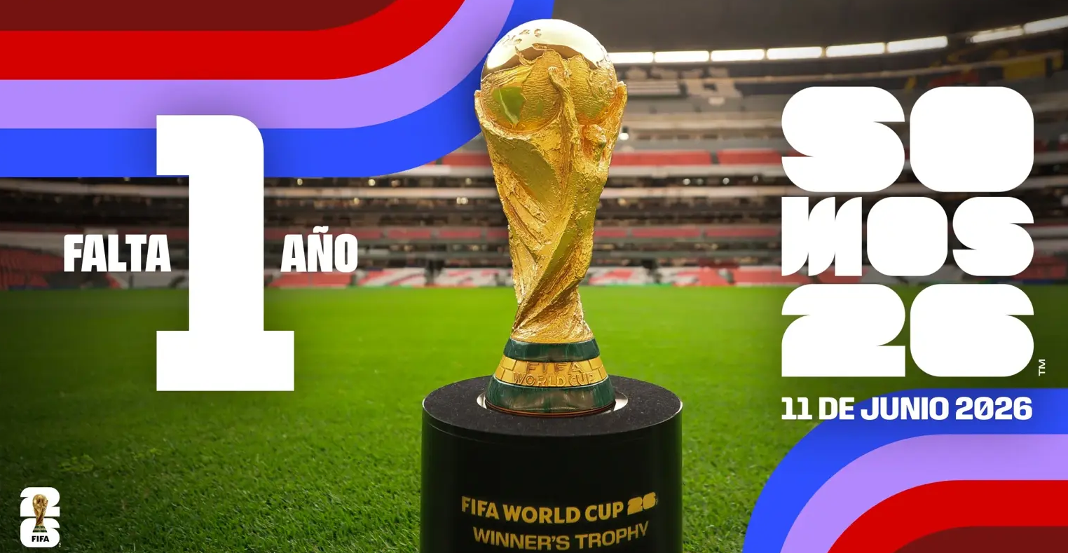 ¡Un año exacto! La cuenta regresiva para el Mundial 2026 ha comenzado