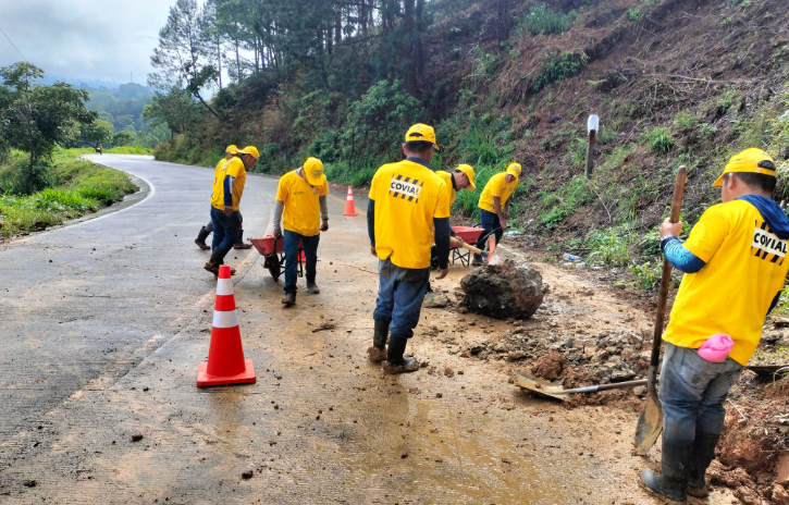 CIV ha atendido 139 emergencias en carretera por lluvias