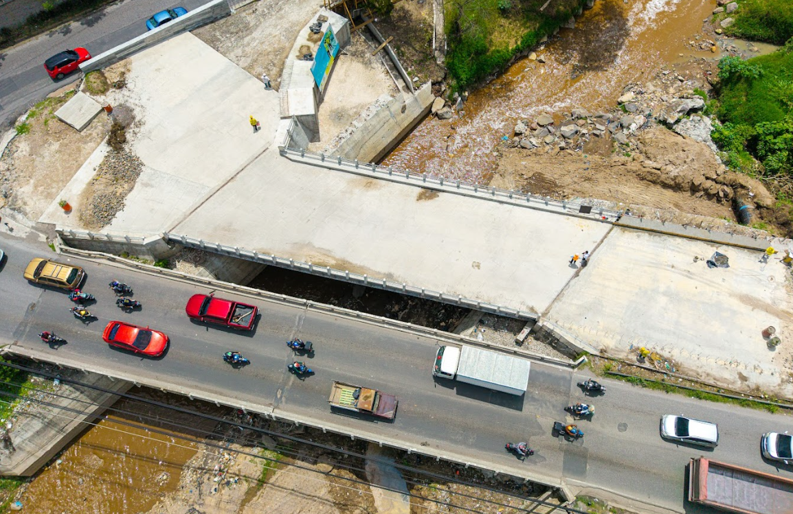 CIV reactiva obra de ampliación en el puente Tubac