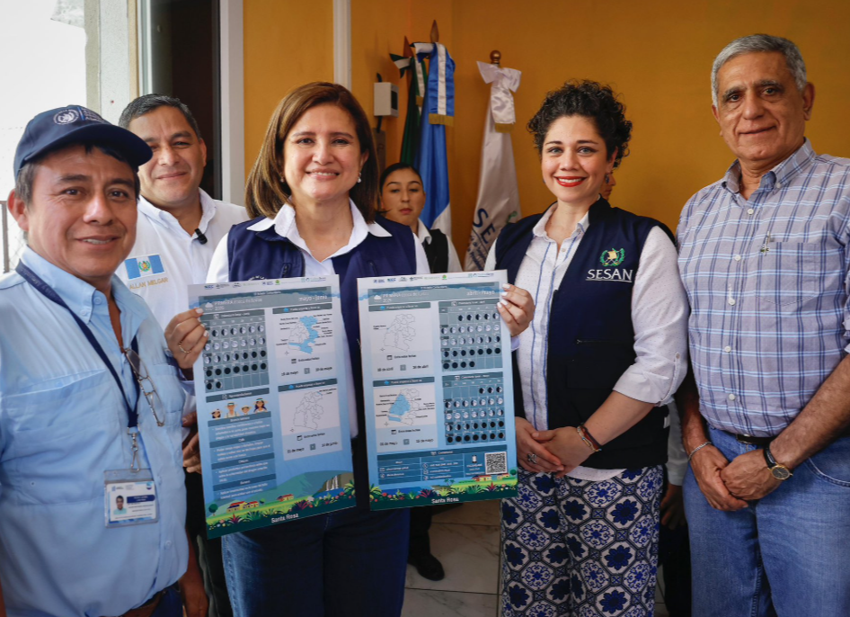 La vicepresidenta Karin Herrera lideró el Codesan en Santa Rosa. (Foto: Vicepresidencia)