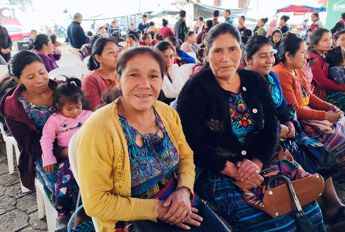249 familias de Patzité, Quiché, se benefician ahora con el programa Bono Social. / Foto: Mides.