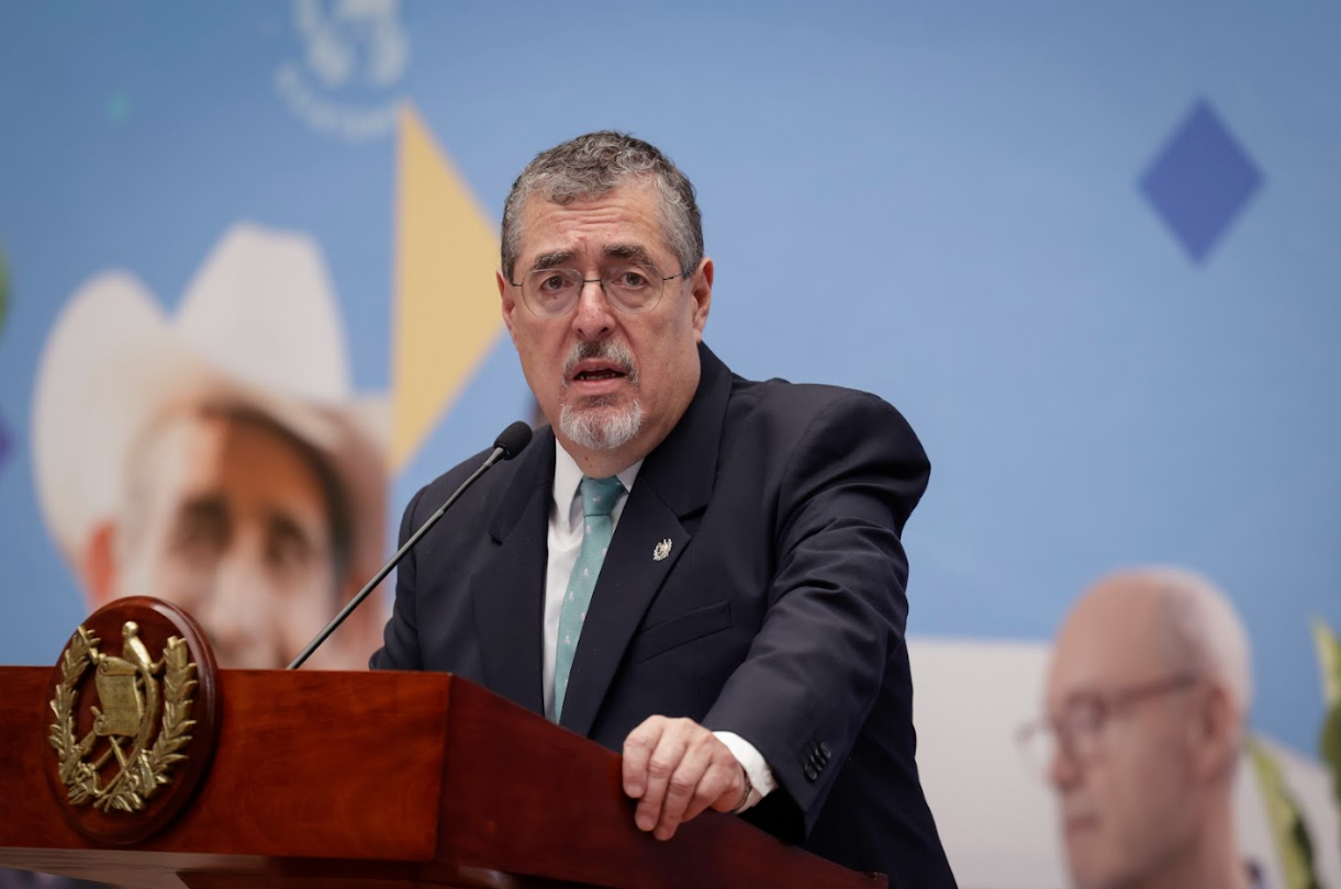 Conflicto en Medio Oriente Presidente Bernardo Arévalo en conferencia de prensa. / Foto Dickens Zamora
