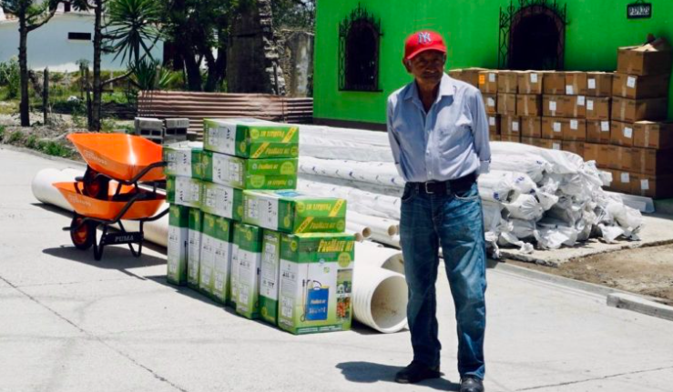 Fodes entregó insumos a más de 635 familias de Huehuetenango./Foto: Mides.