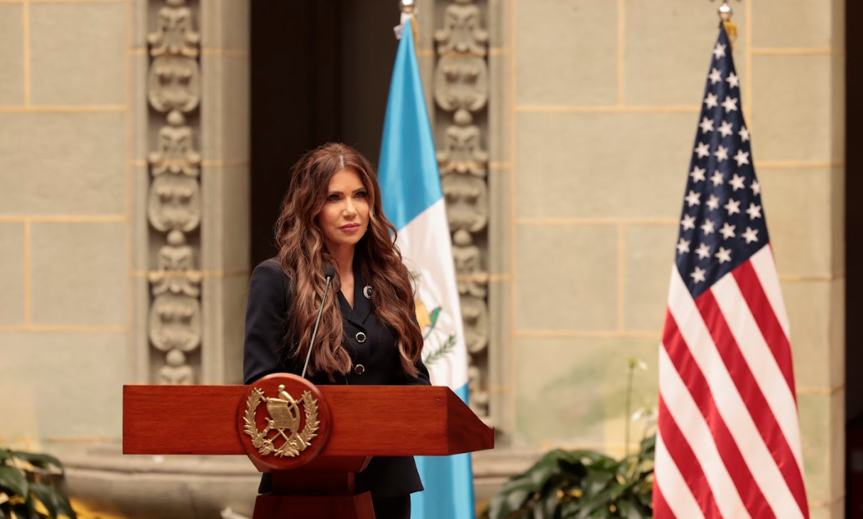 Secretaria de Seguridad Nacional de Estados Unidos, Kristi Noem. / Foto: Noé Pérez