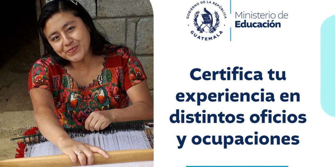 Mineduc espera beneficiar a 20 mil guatemaltecos a través del Certificado de Competencias